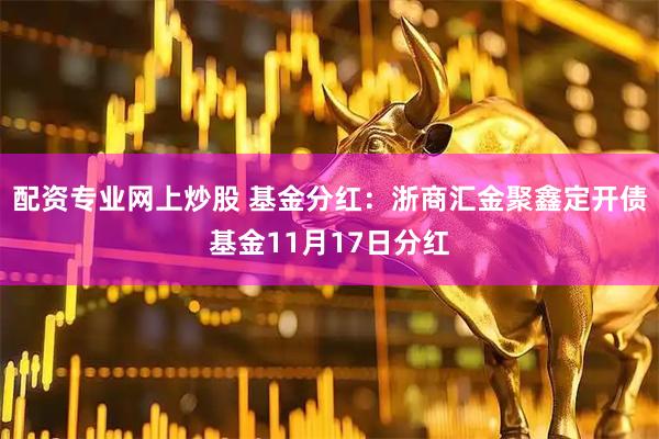 配资专业网上炒股 基金分红：浙商汇金聚鑫定开债基金11月17日分红